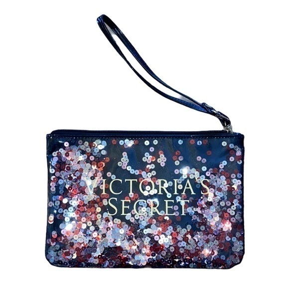 Victoria's Secret Handbags - Victoria’s Secret Wristlet Movable Confetti Sequins